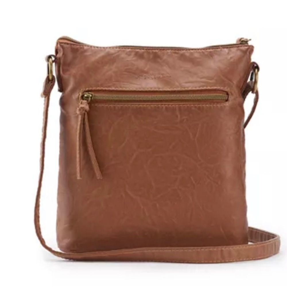 Stone & Co Smokey Mountain studded crossbody bag in cognac - Picture 2 of 7